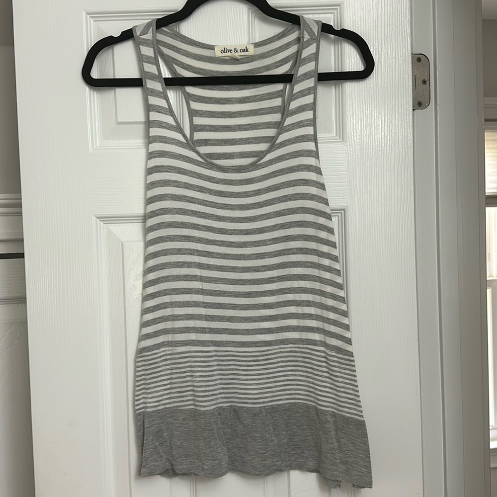 Olive & Oak Brand Striped Tank - S